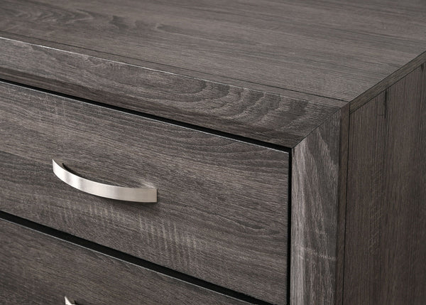 Akerson - Queen 5 Piece Bedroom Set - Gray