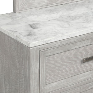 Fiona - Dresser & Mirror - Gray