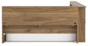Deanlow - Honey - Full Bookcase Storage Bed