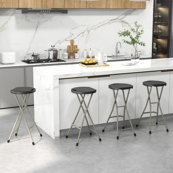 Provide comfortable sitting experience with footrests and wide seat<br>Hold up to 330 lbs with heavy duty steel frame<br>X-shaped frame and non-slip foot pads for additional stability<br>Lightweight structure and built-in handle for hassle-free movement<b