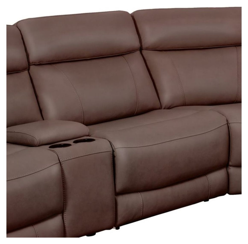 Introducing our comfortable and convenient Calgary Sectional, designed with relaxation in mind. Calgary features power recline and headrest controls, allowing you to adjust your seating position easily. The over-padded headrests provide extra comfort, and