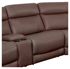 Introducing our comfortable and convenient Calgary Sectional, designed with relaxation in mind. Calgary features power recline and headrest controls, allowing you to adjust your seating position easily. The over-padded headrests provide extra comfort, and