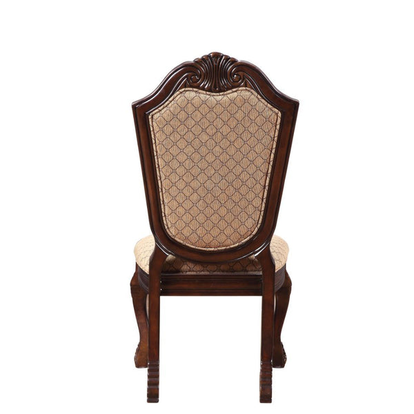 Chateau De Ville - Side Chair (Set of 2) - Fabric & Espresso