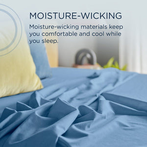 Linens - Tempur ProAir Sheet Set - Blue Azure - Twin