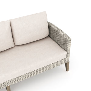  two oversized ottomans