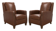 The Hunter features padded backs and sides with a heavyweight double upholstered back flap, offering a clean tailored look. Crafted with predominately high-quality North American hides, this chair ensures a luxurious feel wherever you sit and touch. In ad