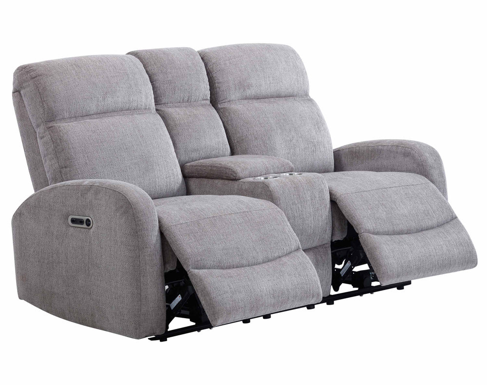 The Tuscany loveseat features a power recline, high-density foam cushions for extra comfort, and a center console. It is ready to mount any FreeMotionÂ® bracket and battery easily. The Tuscany collection is characterized by clean, contemporary styling, ma