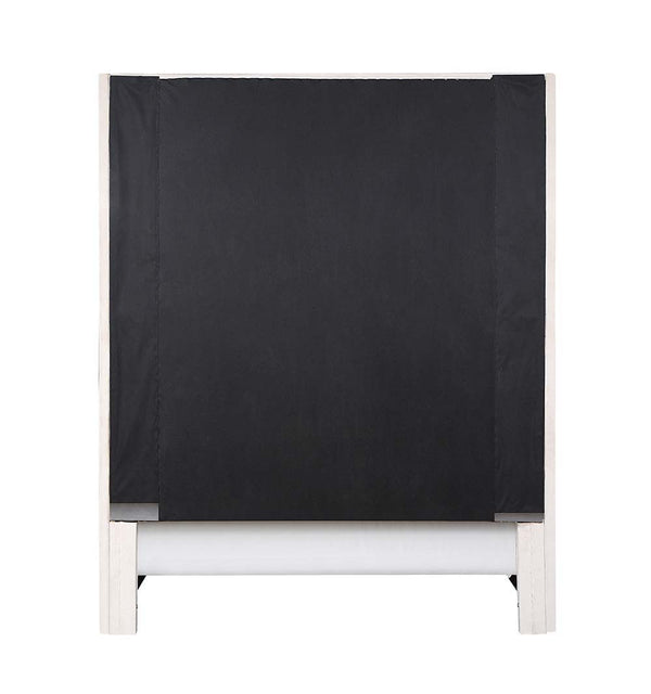 Fabrice - Queen Bed - Beige Velvet