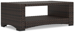 Clearly for those with exceptionally good taste, this coffee table is the perfect addition to any outdoor setting. Its all-weather resin wicker and aluminum frame offer years of beauty. Designed for easy maintenance, the table adds style and functionality