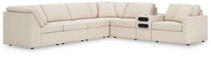 Looking cool and contemporary is great. But when it comes down to it, youâ€™re all about low-maintenance lounging. With the performance fabric on this sectional with audio system, cleaning spills is a breeze. Its customizable modular design caters to your