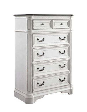 Box Spring Required, Padded Headboard, Button Tufted Headboard, Side Metal Glide Drawer, English Dovetail Front & Back, Felt Lined Top Drawer, 2/3 Extension Drawer, Peel Off Style<br/><br/><b>Product Features</b><ul><li>Box Spring Requiredâ€§Padded Headbo