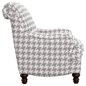Glenn - Upholstered English Arm Accent Chair - Gray