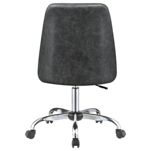 Althea - Upholstered Adjustable Home Office Desk Chair - Gray