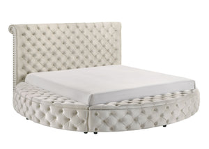  offering a lavish centerpiece that is as comfortable as it is striking. The bed is generously upholster