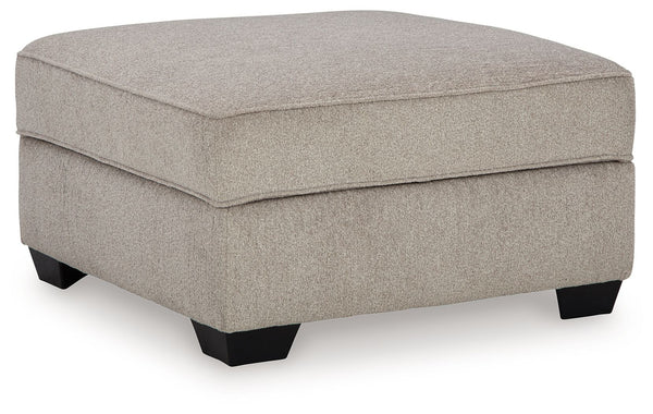 Looking for furniture with extra benefits? This ottoman delivers more than meets the eye, with concealed storage and cup holders beneath the removable cushioned top. With soft upholstery and a generous scale, it greatly enhances your lounge space when pai