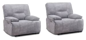 Take a seat and recline in seconds in this smooth and stylish Power Zero Gravity Recliner. The Zero Gravity reclining mechanism allows you to recline to a zero gravity posture, distributing weight and pressure evenly along your body. More than just beauti