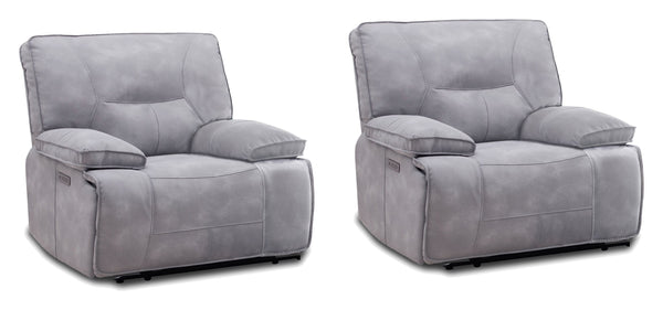Take a seat and recline in seconds in this smooth and stylish Power Zero Gravity Recliner. The Zero Gravity reclining mechanism allows you to recline to a zero gravity posture, distributing weight and pressure evenly along your body. More than just beauti