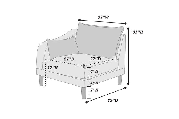 RAF/LAF ONE ARM CHAIR