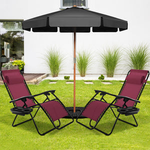Strong double bungee ropes and rustproof frame ensure a long-time use <br>Adjustable padded pillow for both headrest and lumbar support <br>Add extra stability with reinforced triangular structure and non-slip foot pads <br>Designed with a locking system 