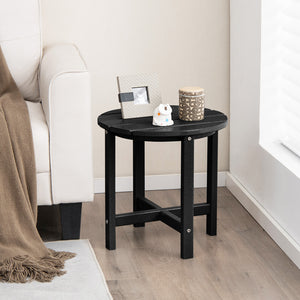 Remain its original color thanks to its sun-protective and colorfast HDPE material<br>Weather-resistant properties make this side table fit the outdoor environment<br>You can put this end table in the bathroom as well because it is waterproof<br>Endow thi