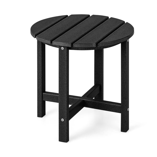 Remain its original color thanks to its sun-protective and colorfast HDPE material<br>Weather-resistant properties make this side table fit the outdoor environment<br>You can put this end table in the bathroom as well because it is waterproof<br>Endow thi