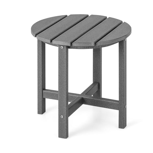 Remain its original color thanks to its sun-protective and colorfast HDPE material<br>Weather-resistant properties make this side table fit the outdoor environment<br>You can put this end table in the bathroom as well because it is waterproof<br>Endow thi