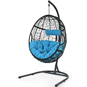 Rugged frame ensure the stability<br>Combined with non-slip pads for increased stability<br>Comfortable pillow and cushion are included for enhanced comfort<br>Safety hook and hanging chain provide better balance<br>Widely used indoor or outdoor<br>Relax 