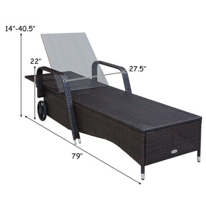 6-position adjustable backrest for recliner allows you to sit up  lean back  or lay down<br>Cushions are filled with thick sponge gives softness for ultimate seating comfort<br>High-quality PE rattan and solid metal frame are sturdy enough to withstand yo