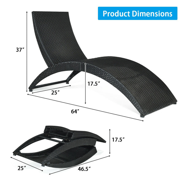 Durable PE rattan and stable steel frame for a long time using <br>Spacious and thick cushion for a comfortable seating experience <br>The cushion is fastened tightly on the lounge chair with rope <br>Ergonomic curve is better for relaxing your body <br>Q