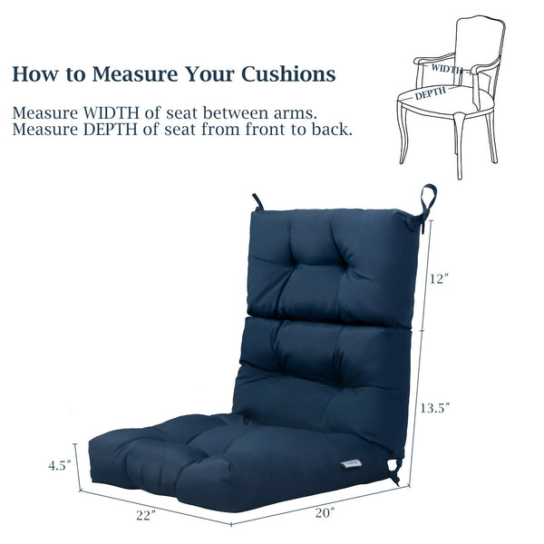 Superior sponge offers comfortable and soft sitting experience for you <br>Woven suede bedford cord provides smooth feeling and extra comfort <br>Convenient for you to suit different furniture with three-fold design <br>High quality string ties are not ea
