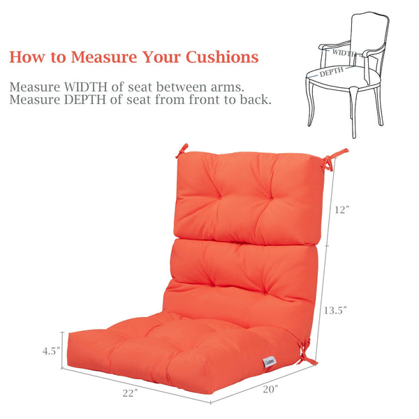 Superior sponge offers comfortable and soft sitting experience for you <br>Woven suede bedford cord provides smooth feeling and extra comfort <br>Convenient for you to suit different furniture with three-fold design <br>High quality string ties are not ea