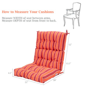 Superior sponge offers comfortable and soft sitting experience for you <br>Woven suede bedford cord provides smooth feeling and extra comfort <br>Convenient for you to suit different furniture with three-fold design <br>High quality string ties are not ea