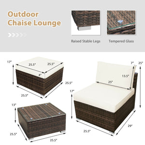 Power coated and solid steel frame adds sturdiness of the set<br>Tight and hand-woven rattan to withstand the change of weather<br>Exquisite table has a removable glass which is easy to clean<br>Aluminum feet at bottom protect bottom rattan and prevent sl