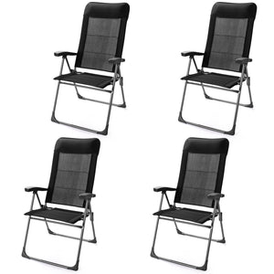 The portable patio chair set is a perfect choice for your home! Â  Made of premium iron frame with high quality nylon fabric  this patio dining chair has excellent performance in stability and durability. The reinforced triangle structure is sturdy enough