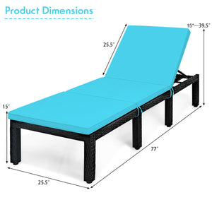 Durable hand-woven black PE rattan and steel frame for long time using<br>8 sturdy legs offer extra support and stability for you<br>Soft and thick cushion for comfortable seating<br>Cushion with navy and off white cushion cover<br>The cover of the cushio