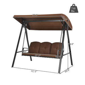 Enjoys shade coverage from the sunlight thanks to its adjustable canopy <br>Great for sunbathing because of its removable canopy <br>Strong loading capacity up to 710 lbs with heavy duty steel frame <br>Triangular structure for extra stability <br>Sturdy 