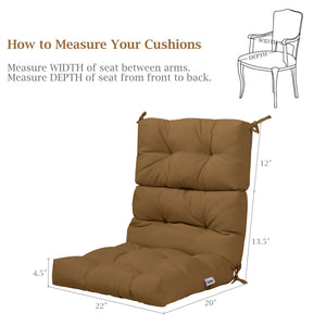 Superior sponge offers comfortable and soft sitting experience for you <br>Woven suede bedford cord provides smooth feeling and extra comfort <br>Convenient for you to suit different furniture with three-fold design <br>High quality string ties are not ea