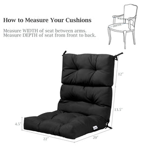 Superior sponge offers comfortable and soft sitting experience for you <br>Woven suede bedford cord provides smooth feeling and extra comfort <br>Convenient for you to suit different furniture with three-fold design <br>High quality string ties are not ea