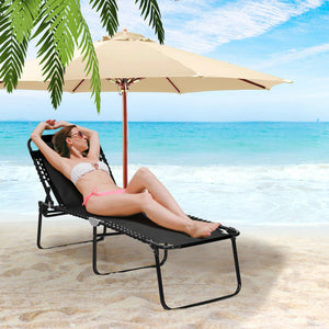 The backrest can be adjusted in 4 positions and the footrest in 2 positions<br>Multiple lounge modes: Sit-up Mode  Recline Mode  Flat-down Mode<br>Comes with a removable headrest to relax your head and neck<br>Made of premium fabric  breathable  skin-frie