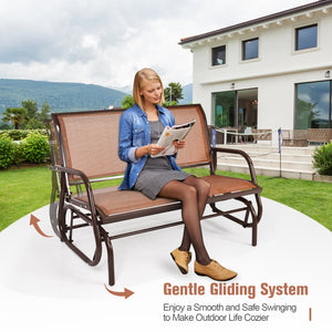 Made of solid steel which is rust-proof and waterproof for longer use <br>Breathable and durable fabric for comfortable seating experience <br>Smooth and gentle gliding system to make you relax <br>Can be placed on the ground steadily with stable base <br