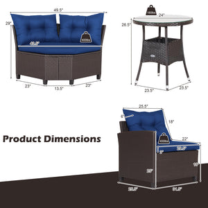 Will be shipped in 3 packages and the screw bag is in box 1<br>Comfortable to sit with cozy backrest and wide seat<br>Ergonomic curved armrests of side sofa make you more relaxed<br>Seat and back cushions with high-density fillings for higher comfort<br>S