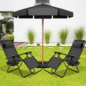 Strong double bungee ropes and rustproof frame ensure a long-time use <br>Adjustable padded pillow for both headrest and lumbar support <br>Add extra stability with reinforced triangular structure and non-slip foot pads <br>Designed with a locking system 