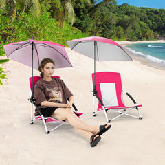 Silver-coated polyester fabric provides UPF50+ sun protection<br>Flex shaft on the pole allows for 360Â° adjustable tilt<br>Adjustable parasol features 360Â° rotation through the press button<br>Cross-shaped metal support frame offers strong stability<br>