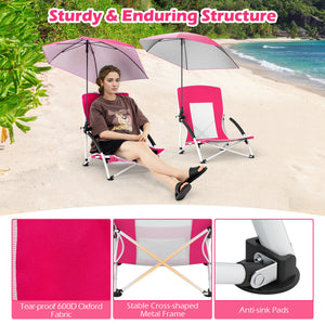 Silver-coated polyester fabric provides UPF50+ sun protection<br>Flex shaft on the pole allows for 360Â° adjustable tilt<br>Adjustable parasol features 360Â° rotation through the press button<br>Cross-shaped metal support frame offers strong stability<br>