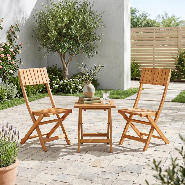 Flat-folding design for effortless storage in tight spaces<br>Slim 3" folded profile for easy transport and portability<br>Solid X-shaped frame with reinforced crossbars for robust stability<br>Strong back support holding up to 353 lbs for reliable use<br