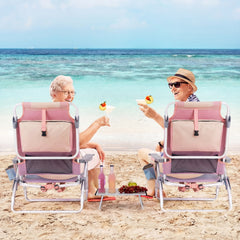 5-position adjustable backrest for reading  sunbathing and napping<br>Ergonomic padded head pillow and widened armrests for neck support<br>Stable triangular structure with reinforced metal crossbars for safety<br>Premium waterproof and tear-resistant PVC