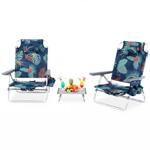 5-position adjustable backrest for reading  sunbathing and napping<br>Ergonomic padded head pillow and widened armrests for neck support<br>Stable triangular structure with reinforced metal crossbars for safety<br>Premium waterproof and tear-resistant PVC