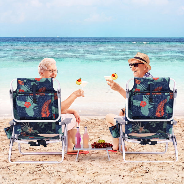 5-position adjustable backrest for reading  sunbathing and napping<br>Ergonomic padded head pillow and widened armrests for neck support<br>Stable triangular structure with reinforced metal crossbars for safety<br>Premium waterproof and tear-resistant PVC