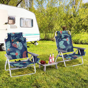 5-position adjustable backrest for reading  sunbathing and napping<br>Ergonomic padded head pillow and widened armrests for neck support<br>Stable triangular structure with reinforced metal crossbars for safety<br>Premium waterproof and tear-resistant PVC