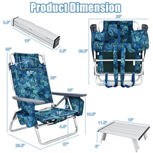 5-position adjustable backrest for reading  sunbathing and napping<br>Ergonomic padded head pillow and widened armrests for neck support<br>Stable triangular structure with reinforced metal crossbars for safety<br>Premium waterproof and tear-resistant PVC